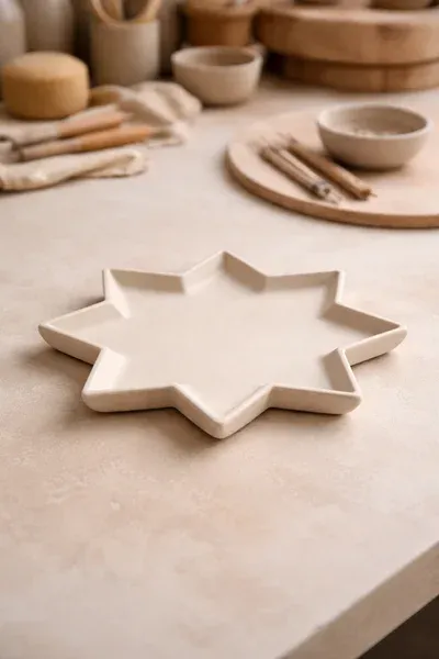 Juego de mate cerámico esmaltado